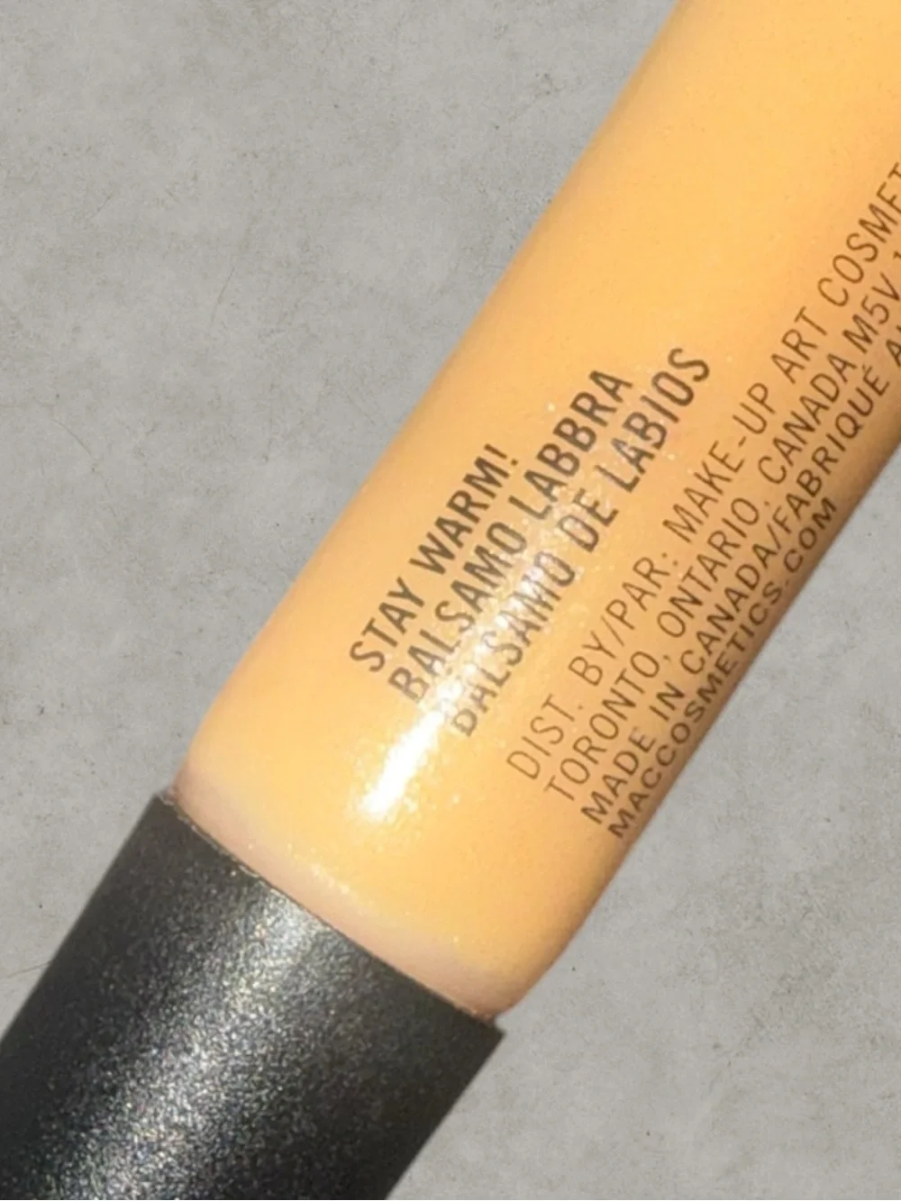 MAC Cosmetics mineralize tinted lip balm STAY WARM